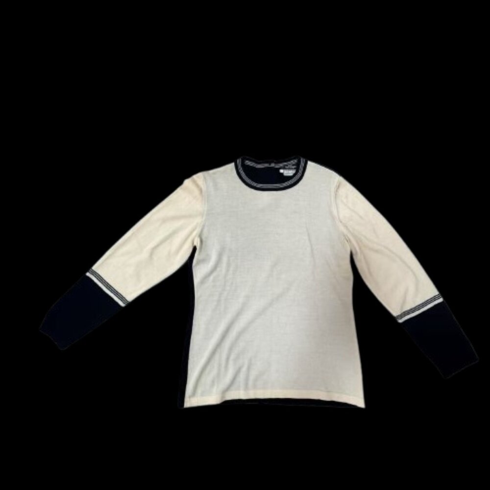 Salvatore Ferragamo 2 Colors Vintage Wool Knit Sweater Made In Italy Size M